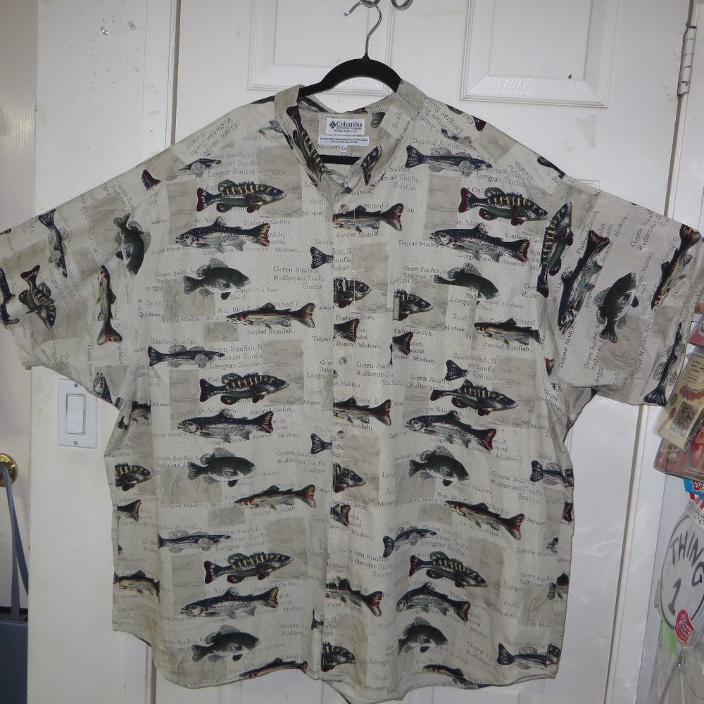 Columbia Fish  Themed shirt